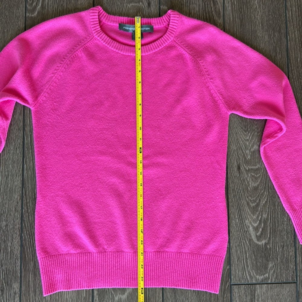 French connection Pink sweater. Size L. Excellent condition